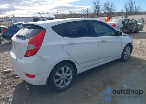 2014 Hyundai Accent Se из США, поврежденный, VIN KMHCU5AE8EU174743
